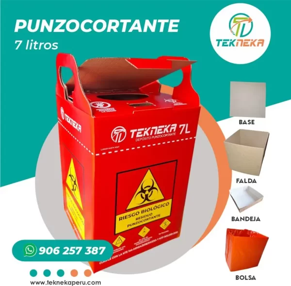 7 litros insta Punzocortante de 7 litros