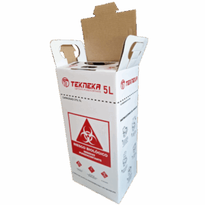 Deposito punzocortante 5 Lt. blanco