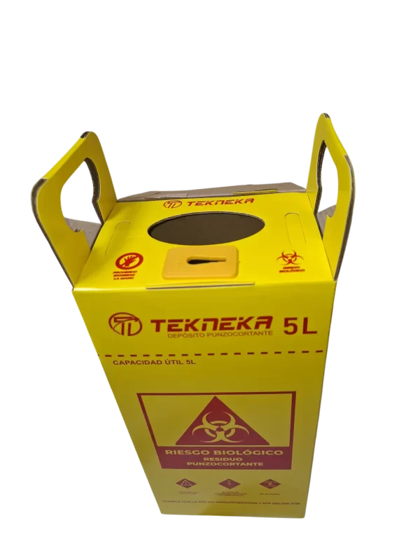 Punzocortante de 5 litros amarillo