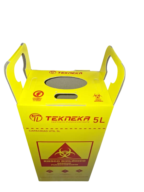 Punzocortante de 5 litros amarillo