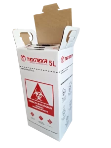 Punzocortante de 5 litros blanco