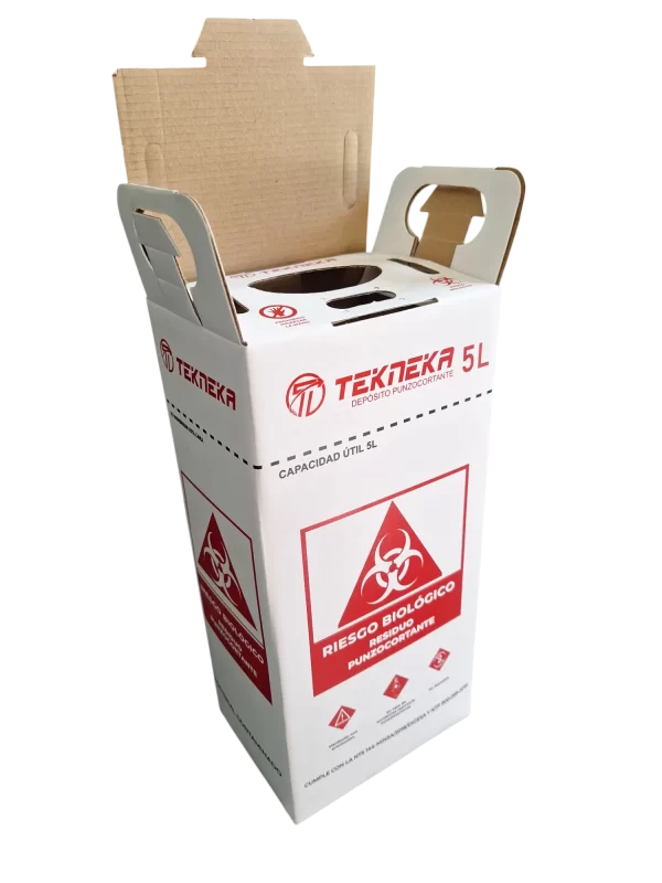 Punzocortante de 5 litros blanco