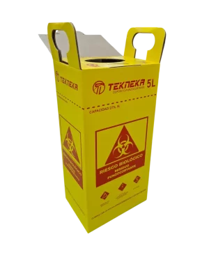 Punzocortante de 5 litros amarillo