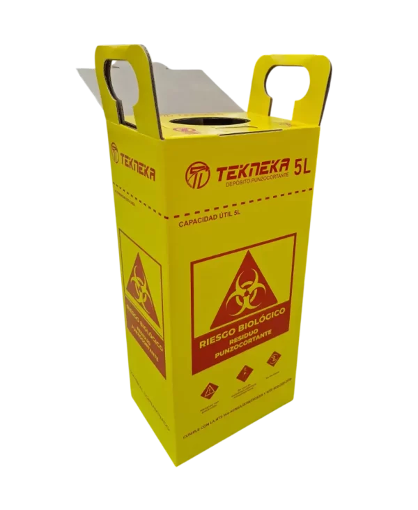 Punzocortante de 5 litros amarillo